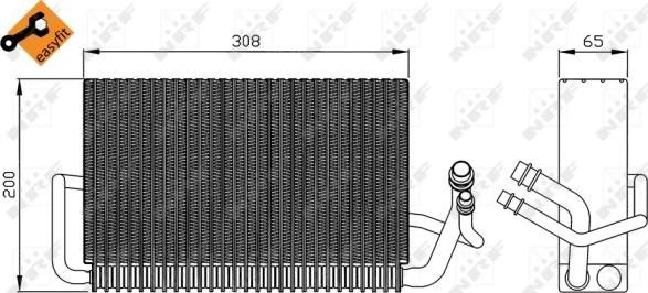 NRF 36121 - Evaporatore, Climatizzatore autozon.pro