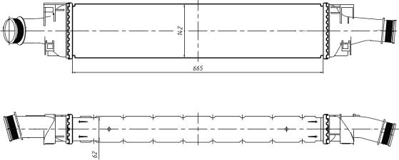 NRF 309046 - Intercooler autozon.pro