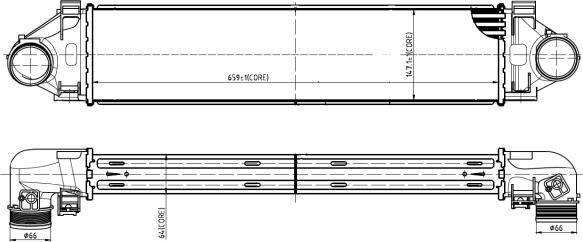 NRF 309064 - Intercooler autozon.pro