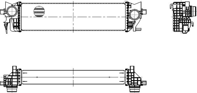 NRF 309112 - Intercooler autozon.pro