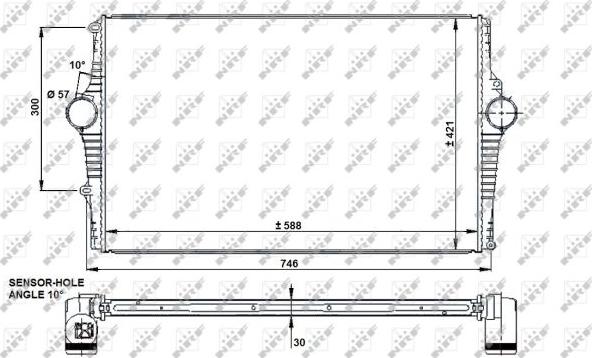 NRF 30931 - Intercooler autozon.pro