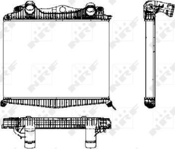 NRF 30450 - Intercooler autozon.pro