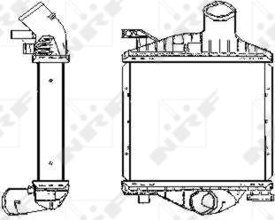 NRF 30423 - Intercooler autozon.pro