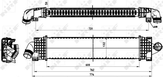 NRF 30870 - Intercooler autozon.pro