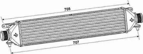 NRF 30240 - Intercooler autozon.pro