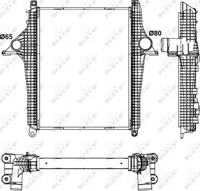 NRF 30262 - Intercooler autozon.pro