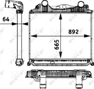 NRF 30206 - Intercooler autozon.pro