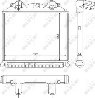 NRF 30203 - Intercooler autozon.pro