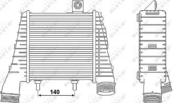 NRF 30238 - Intercooler autozon.pro