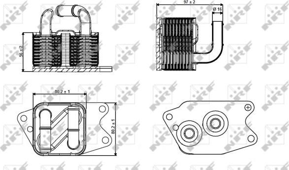 NRF 31265 - Radiatore olio, Cambio automatico autozon.pro