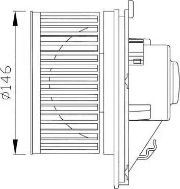 NRF 38341 - Ventilatore abitacolo autozon.pro