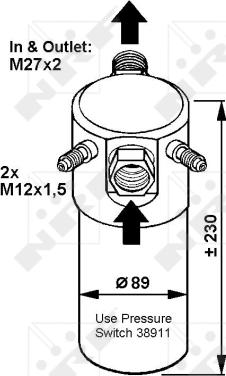 NRF 33064 - Essiccatore, Climatizzatore autozon.pro