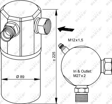 NRF 33065 - Essiccatore, Climatizzatore autozon.pro