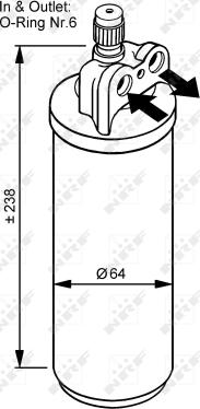 NRF 33086 - Essiccatore, Climatizzatore autozon.pro