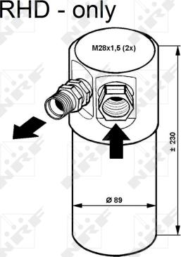 NRF 33082 - Essiccatore, Climatizzatore autozon.pro