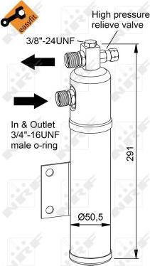 NRF 33366 - Essiccatore, Climatizzatore autozon.pro