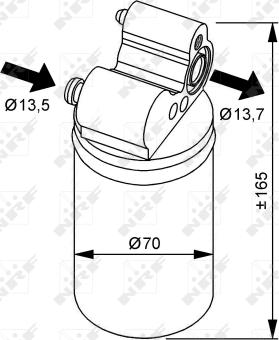 NRF 33313 - Essiccatore, Climatizzatore autozon.pro