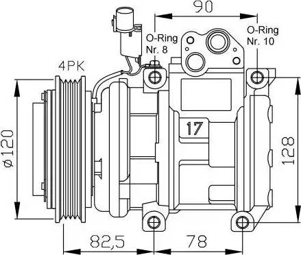 NRF 32449G - Compressore, Climatizzatore autozon.pro