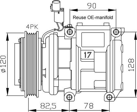 NRF  32449 - Compressore, Climatizzatore autozon.pro