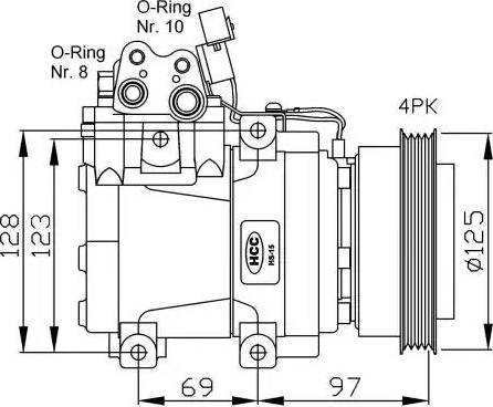 Koreastar KCPH-148 - Compressore, Climatizzatore autozon.pro