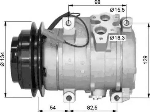 NRF 32458G - Compressore, Climatizzatore autozon.pro