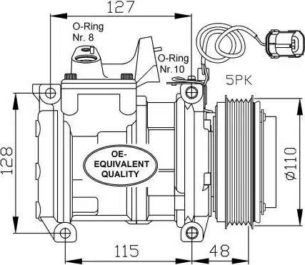 NRF 32464 - Compressore, Climatizzatore autozon.pro