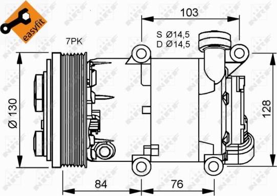 NRF 32410 - Compressore, Climatizzatore autozon.pro