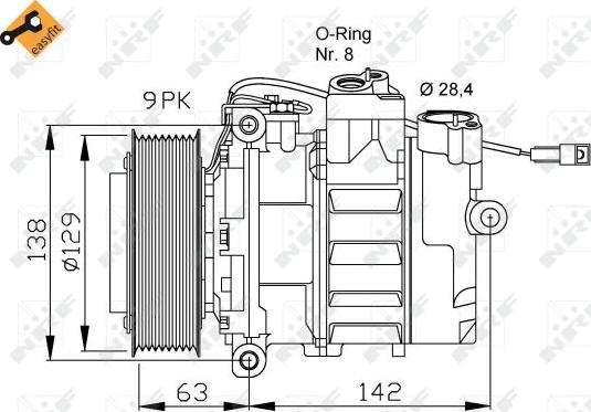 NRF 32413 - Compressore, Climatizzatore autozon.pro