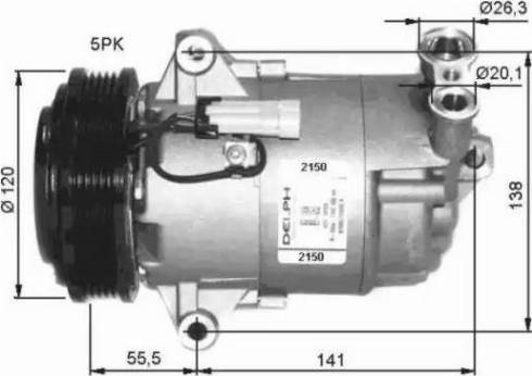 NRF 32486G - Compressore, Climatizzatore autozon.pro