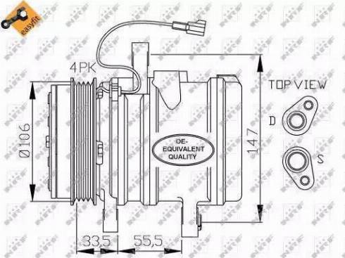 NRF 32436G - Compressore, Climatizzatore autozon.pro