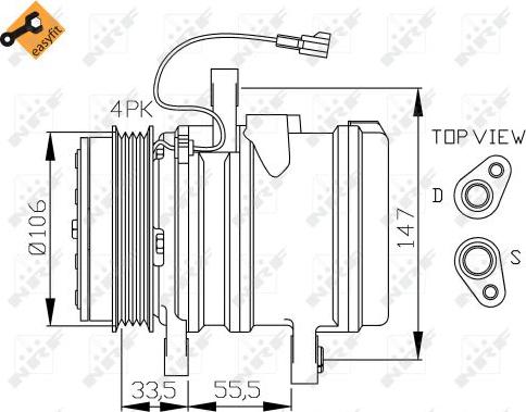 NRF  32436 - Compressore, Climatizzatore autozon.pro