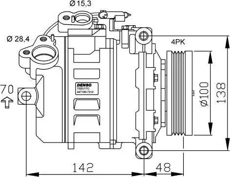 NRF 32433G - Compressore, Climatizzatore autozon.pro