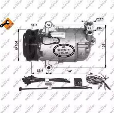 NRF 32426G - Compressore, Climatizzatore autozon.pro