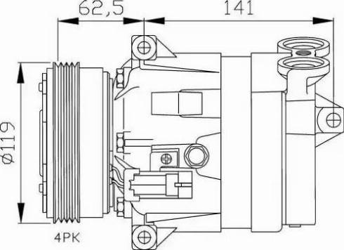 NRF 32421G - Compressore, Climatizzatore autozon.pro