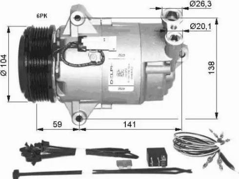 NRF 32427G - Compressore, Climatizzatore autozon.pro