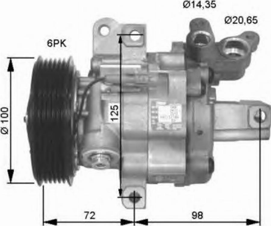 NRF 32476 - Compressore, Climatizzatore autozon.pro