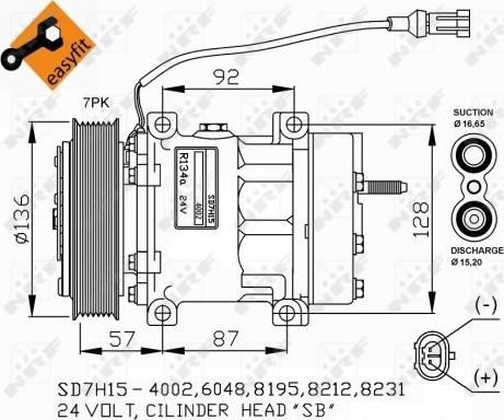 NRF 32477G - Compressore, Climatizzatore autozon.pro