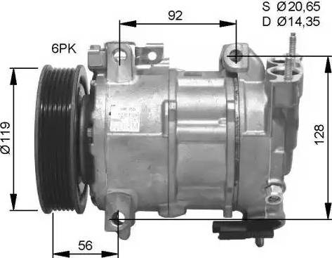 NRF 32593G - Compressore, Climatizzatore autozon.pro