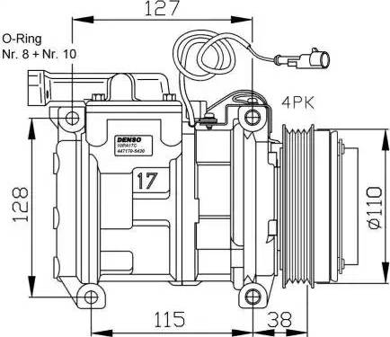 NRF 32556G - Compressore, Climatizzatore autozon.pro