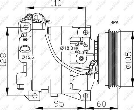 NRF 32551G - Compressore, Climatizzatore autozon.pro