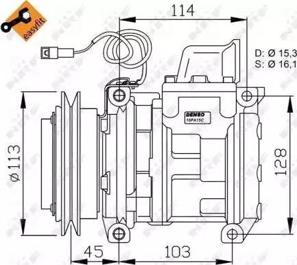 NRF 32566G - Compressore, Climatizzatore autozon.pro