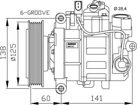 NRF 32512G - Compressore, Climatizzatore autozon.pro