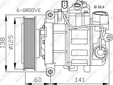 NRF 32512 - Compressore, Climatizzatore autozon.pro