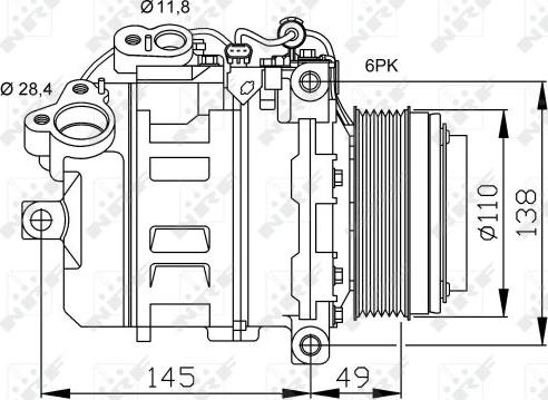 NRF 32533 - Compressore, Climatizzatore autozon.pro