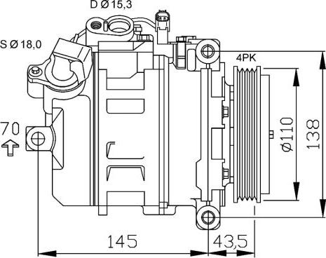 NRF 32520 - Compressore, Climatizzatore autozon.pro