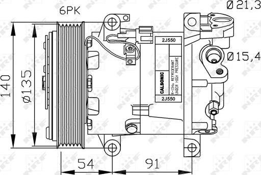 NRF 32690G - Compressore, Climatizzatore autozon.pro