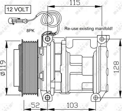 NRF 32660 - Compressore, Climatizzatore autozon.pro