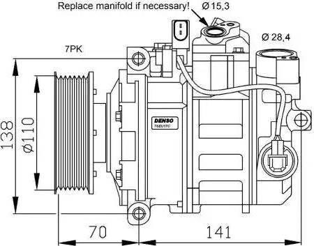 NRF 32613G - Compressore, Climatizzatore autozon.pro