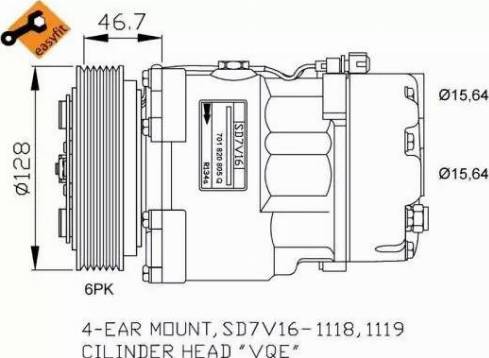 NRF 32680G - Compressore, Climatizzatore autozon.pro