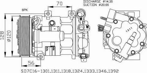 NRF 32682G - Compressore, Climatizzatore autozon.pro